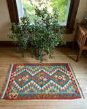 2.5'x 4' Kilim Rug